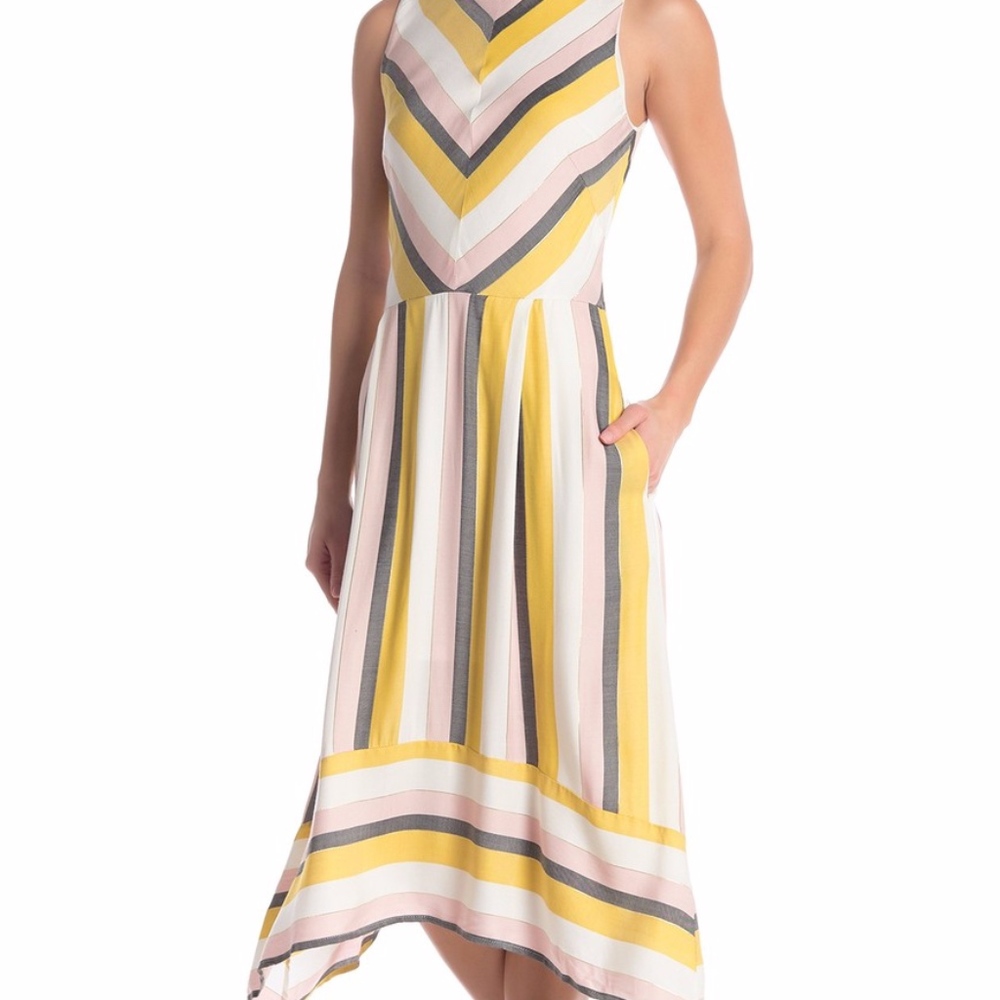 ECI Sleeveless Fit and Flare Dress